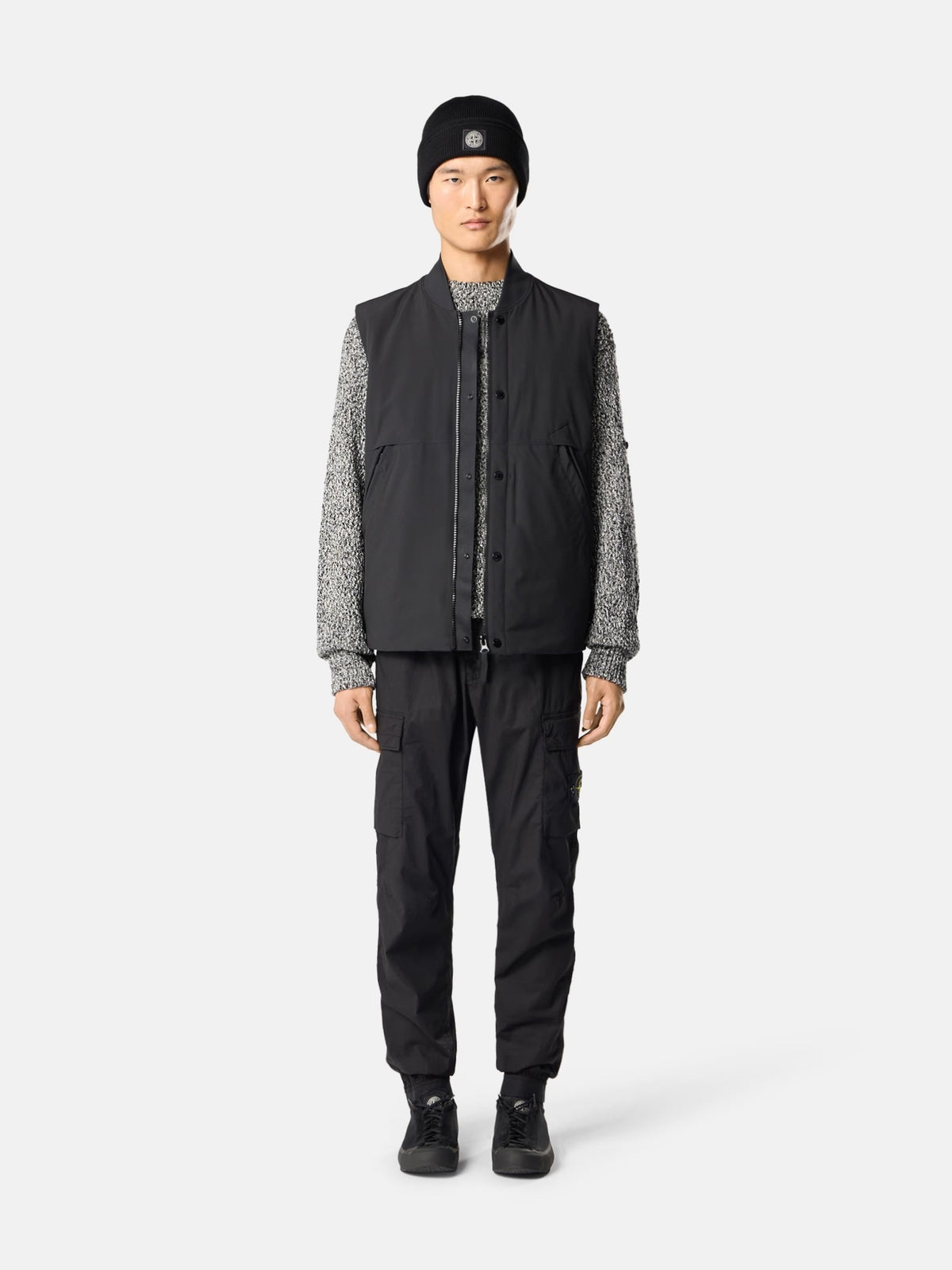 pantaloni cargo 3100031 uomo neri 