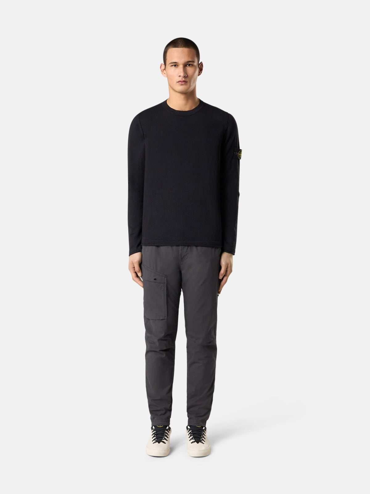maglia crew neck 5100052 uomo nera 