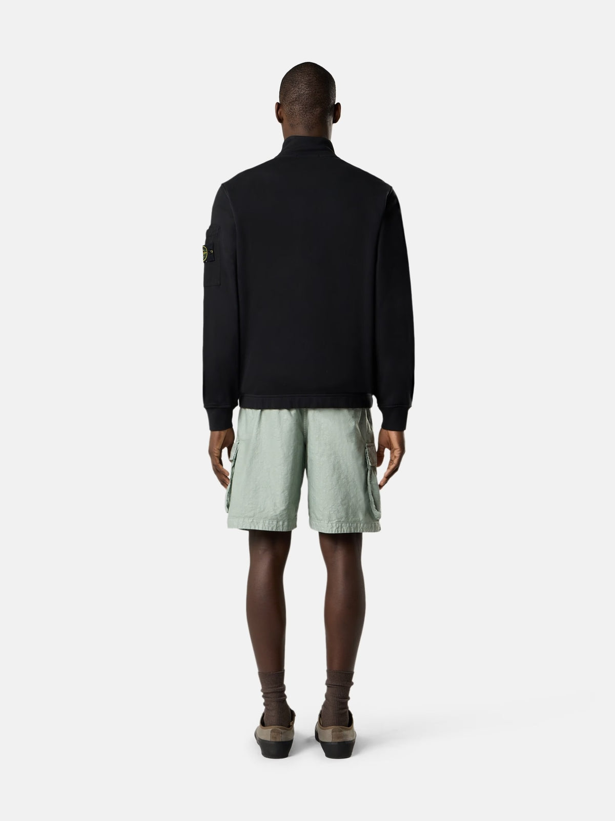 felpa 6100018 uomo nera 
