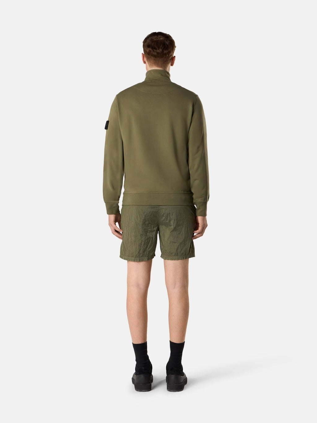 pantaloncini b100004 uomo verde militare 
