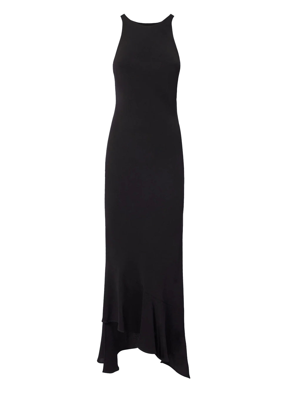 Abito midi carmen donna nero 