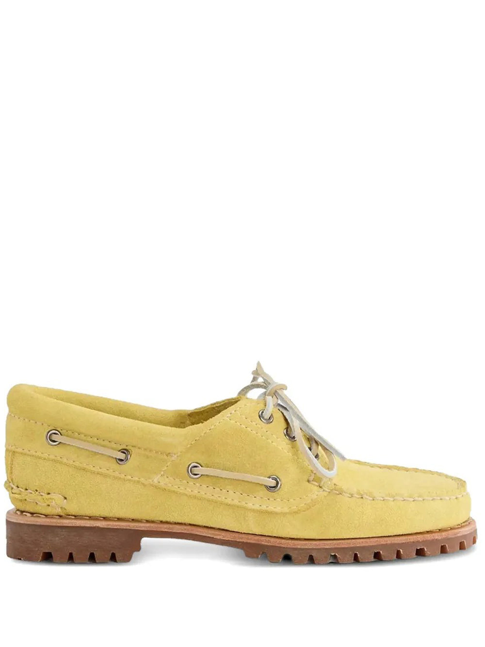 scarpe stringate authentic boat 3 eye uomo gialle 