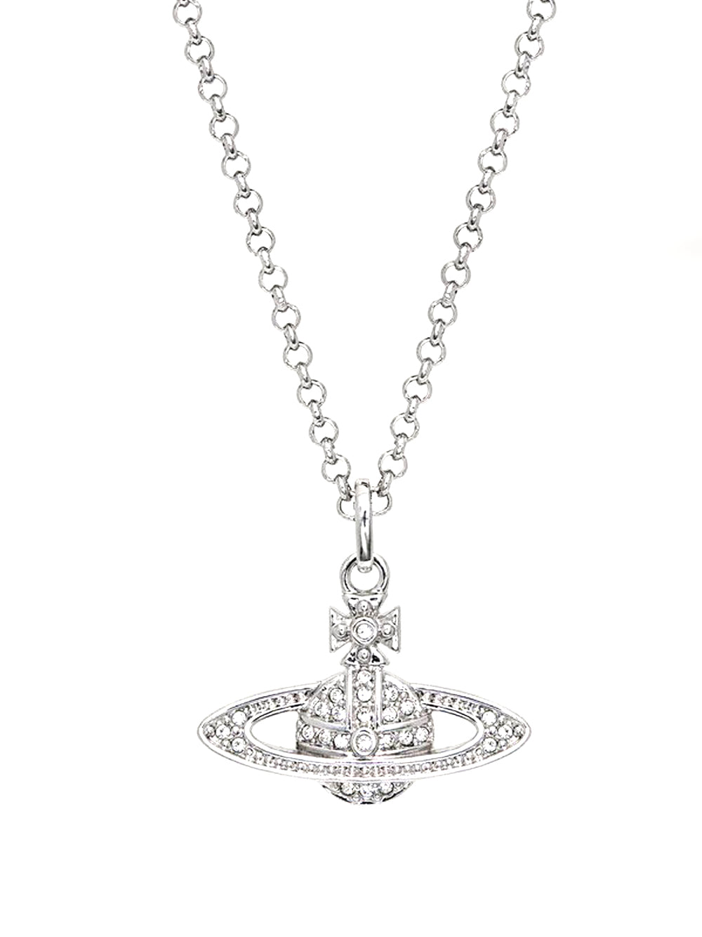 collana mini bas relief uomo platino 