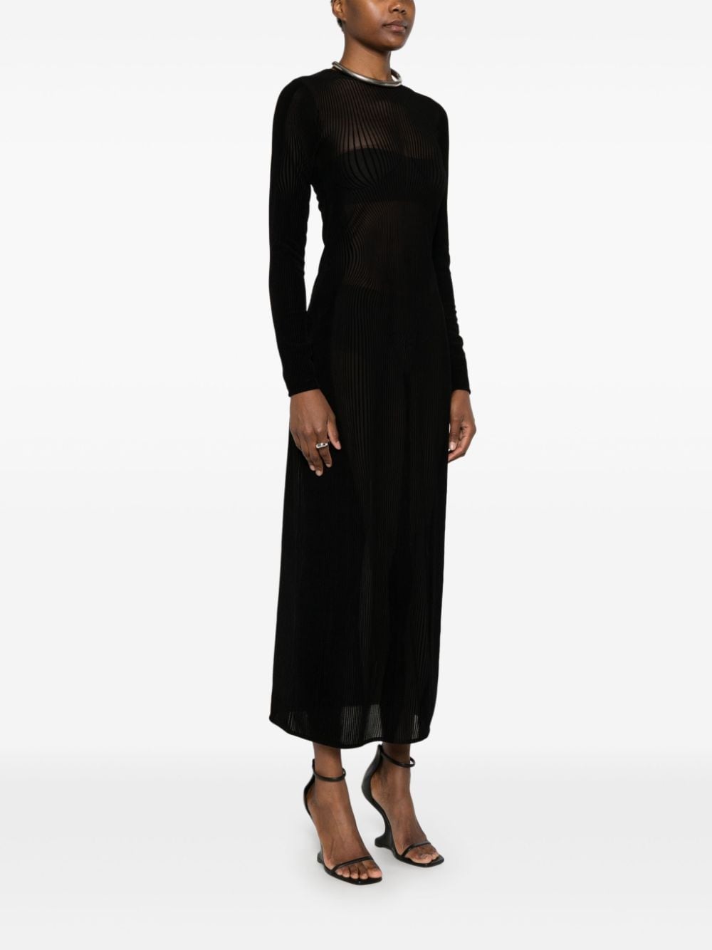 mnm couture evening dresses MNM Couture K4008 - Long Beaded Mesh Sheath Dress