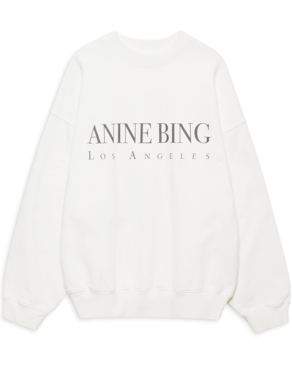 Anine Bing Womens Ivory Jaci Los Angeles Relaxed Cotton-jersey Sweatshirt In White