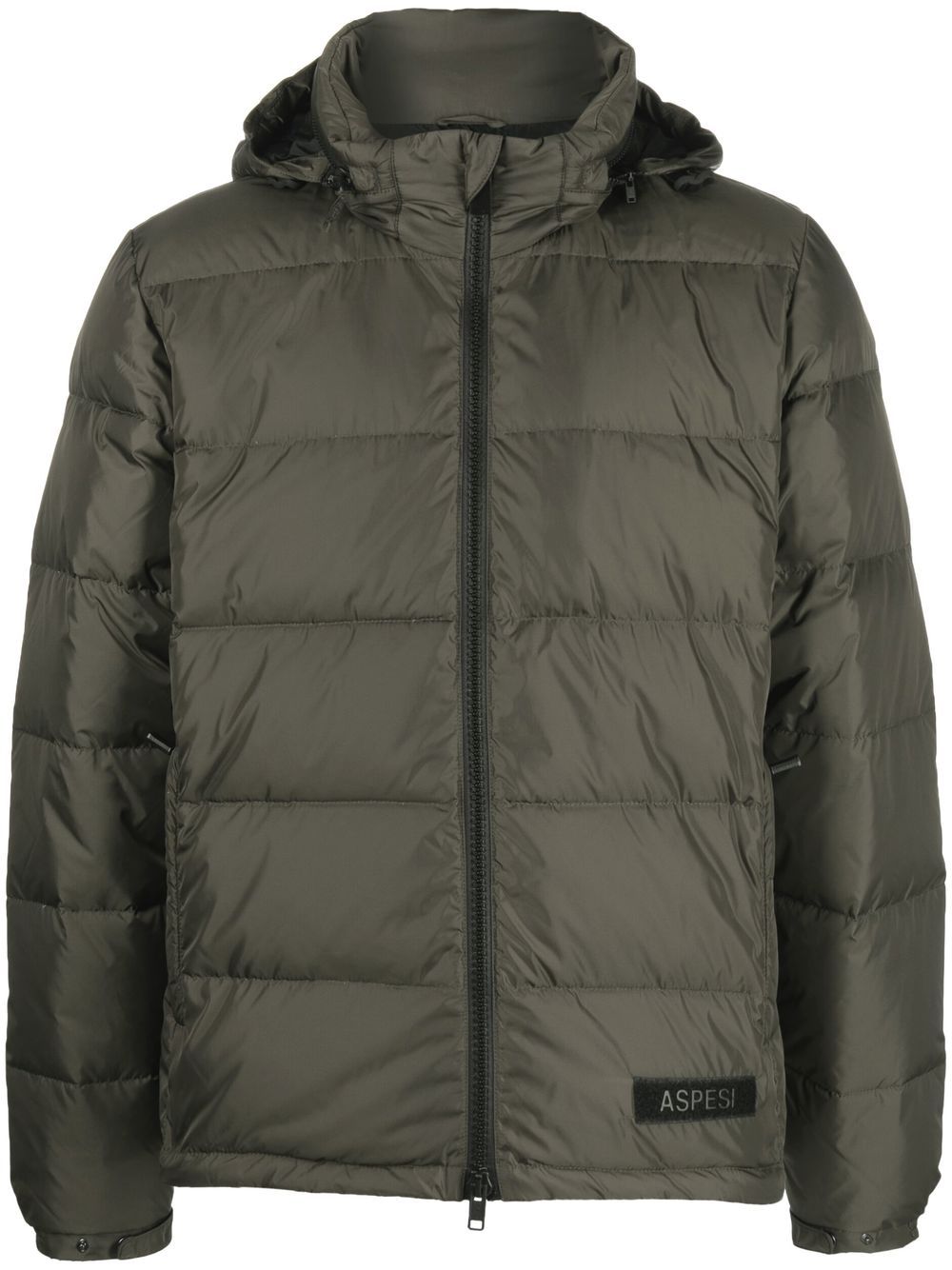 Aspesi Pocoelastica Re-quilted Jacket In Green