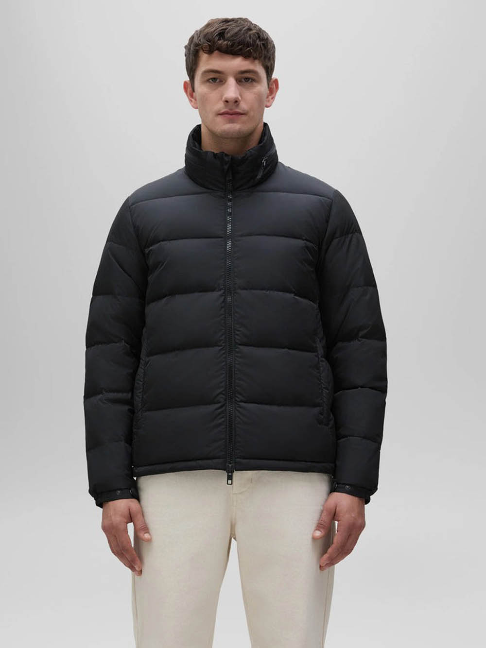 Aspesi Pocoelastica Re-quilted Jacket In Black