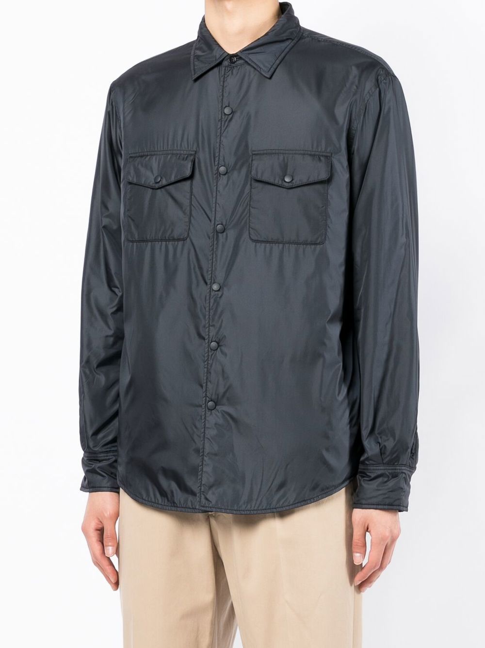 Aspesi Padded Shirt In Blue