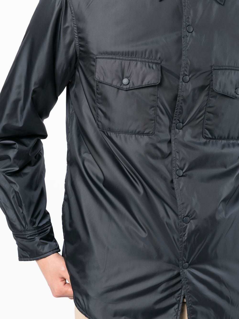 Aspesi Padded Shirt In Blue