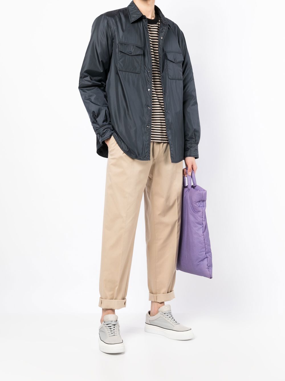Aspesi Padded Shirt In Blue