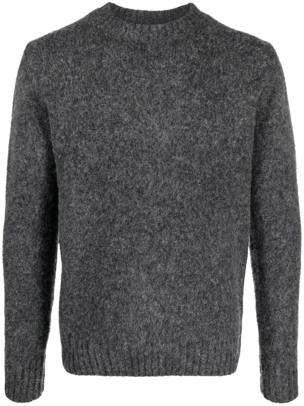 Aspesi Crew Neck Sweater In Gray