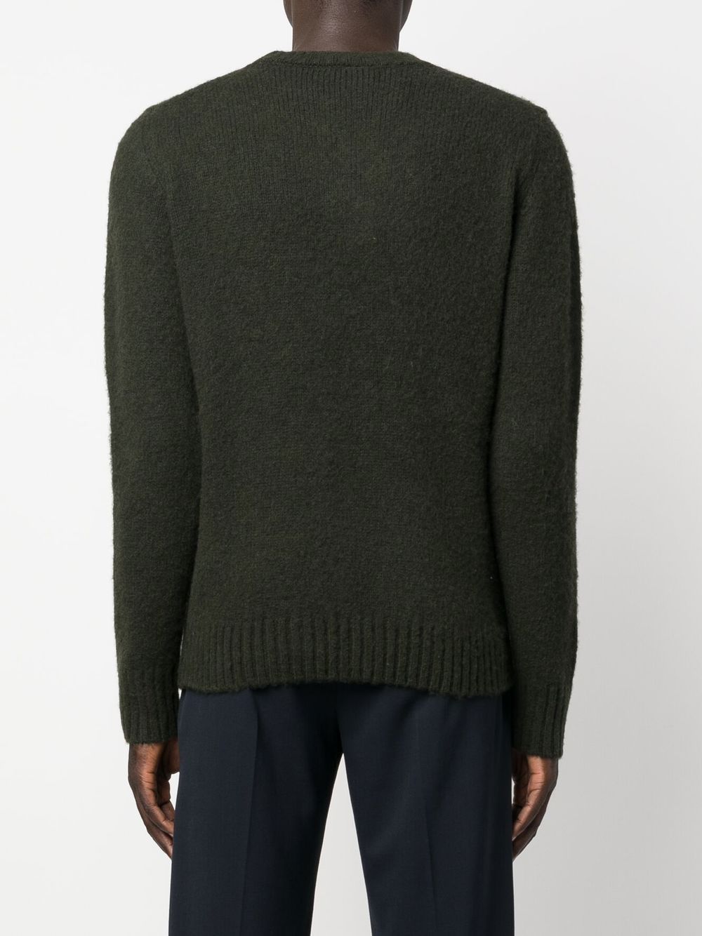 Aspesi Crew Neck Sweater In Green