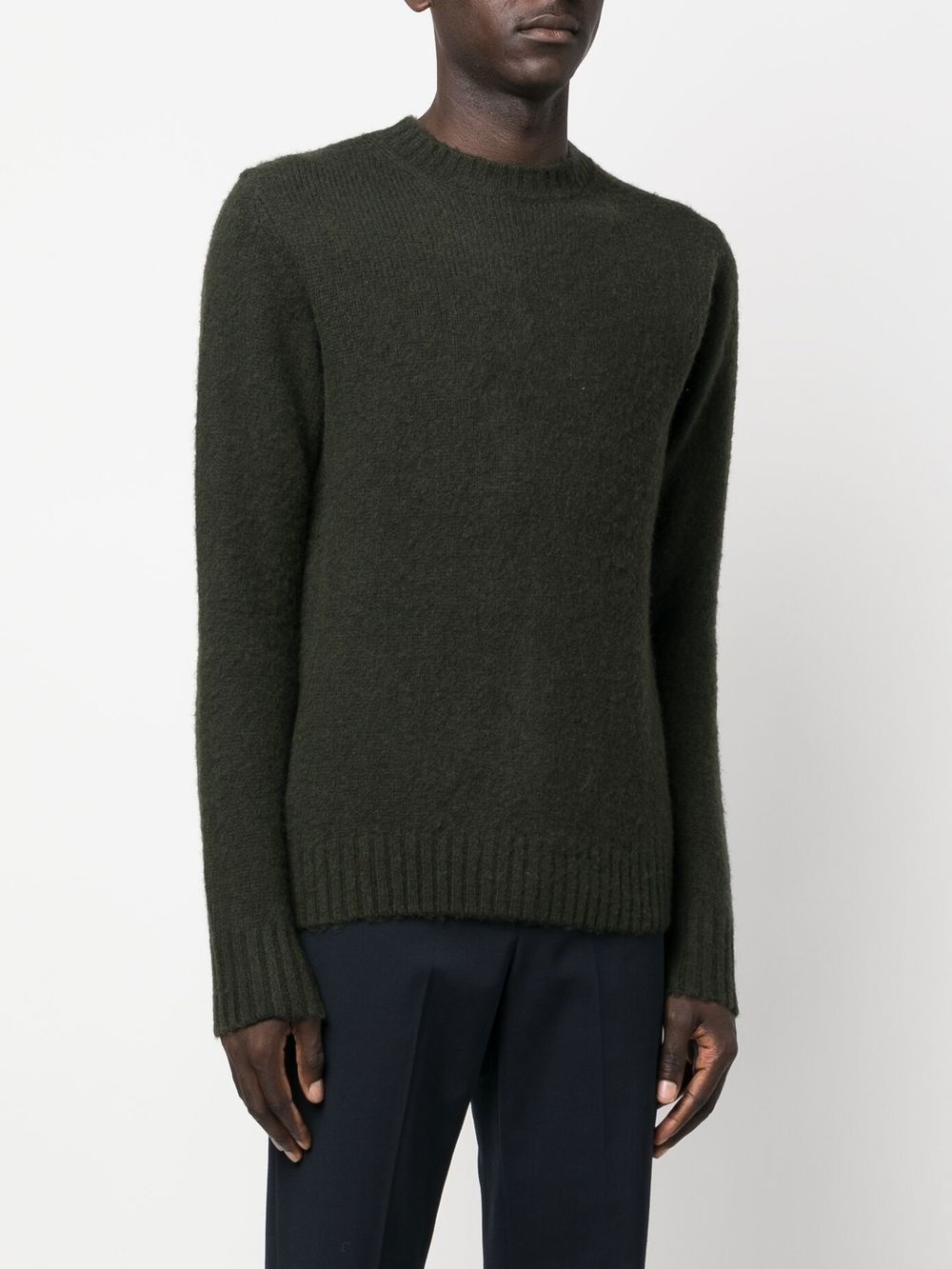 Aspesi Crew Neck Sweater In Green