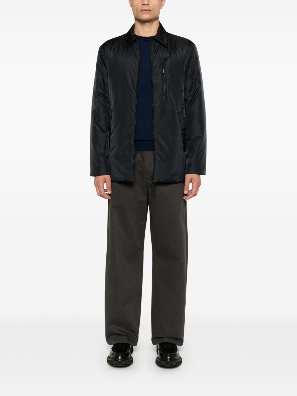 Aspesi Mod. M195 Knitwear In Blue