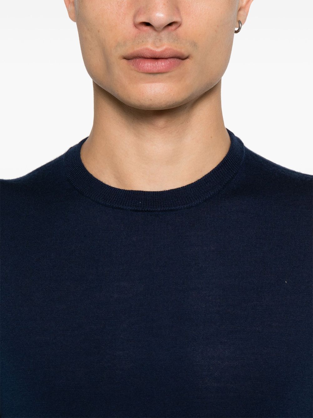 Aspesi Mod. M195 Knitwear In Blue