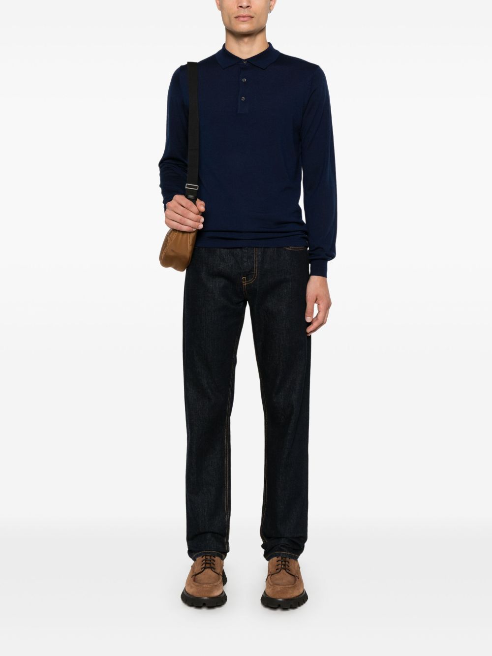 Aspesi Polo Knitwear In Black