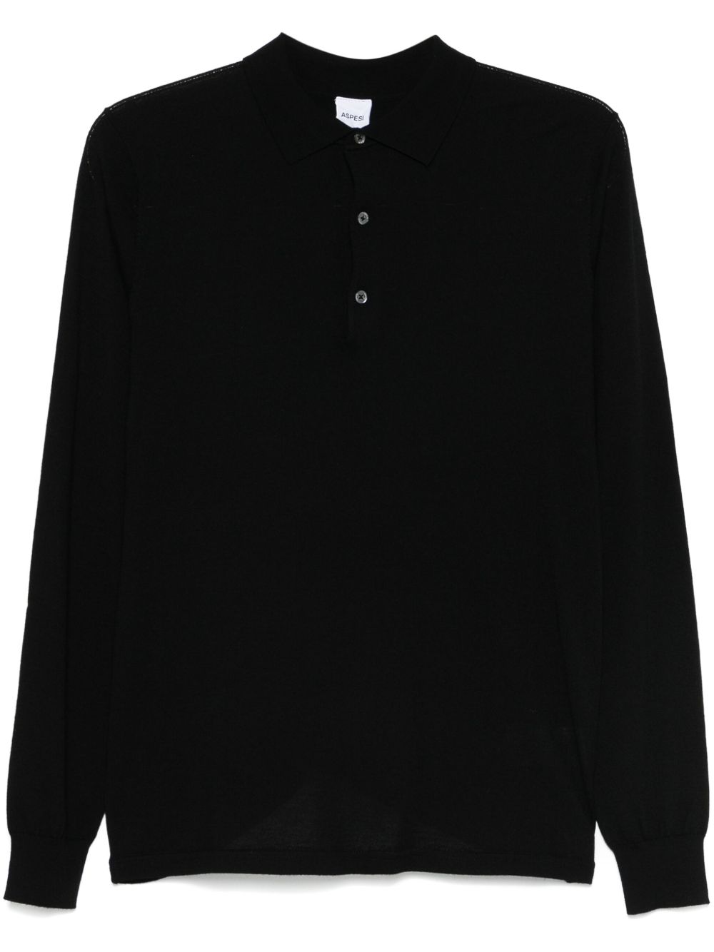Aspesi Polo Knitwear In Black