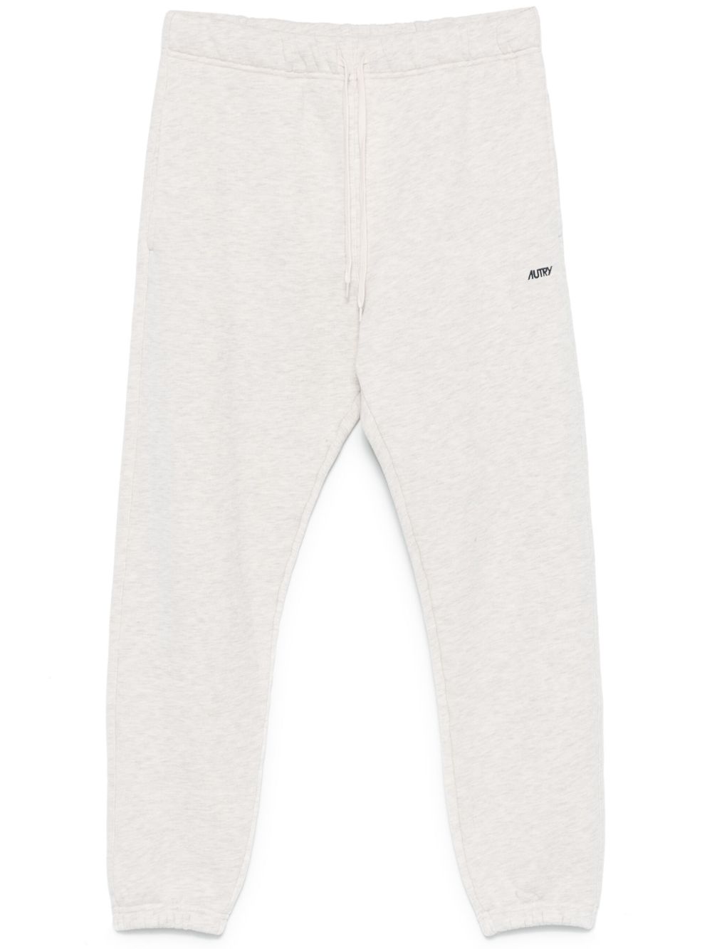 Autry Straight Leg Trousers Elastic Waistband In White