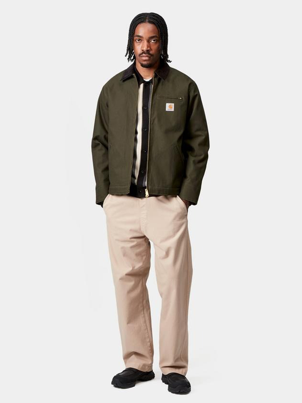 giacca detroit uomo verde oliva