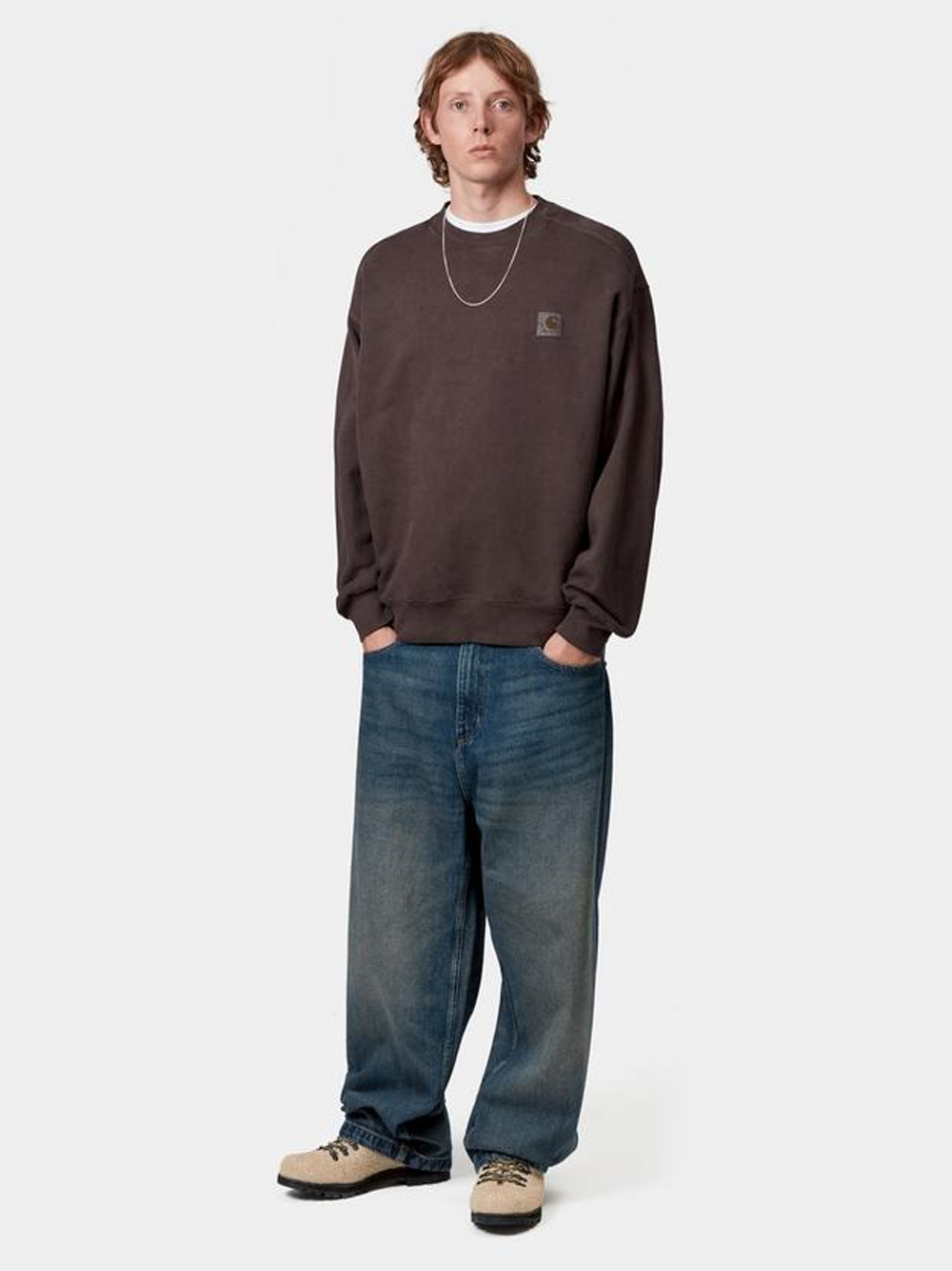 Carhartt Vista Sweatshirt In Brown