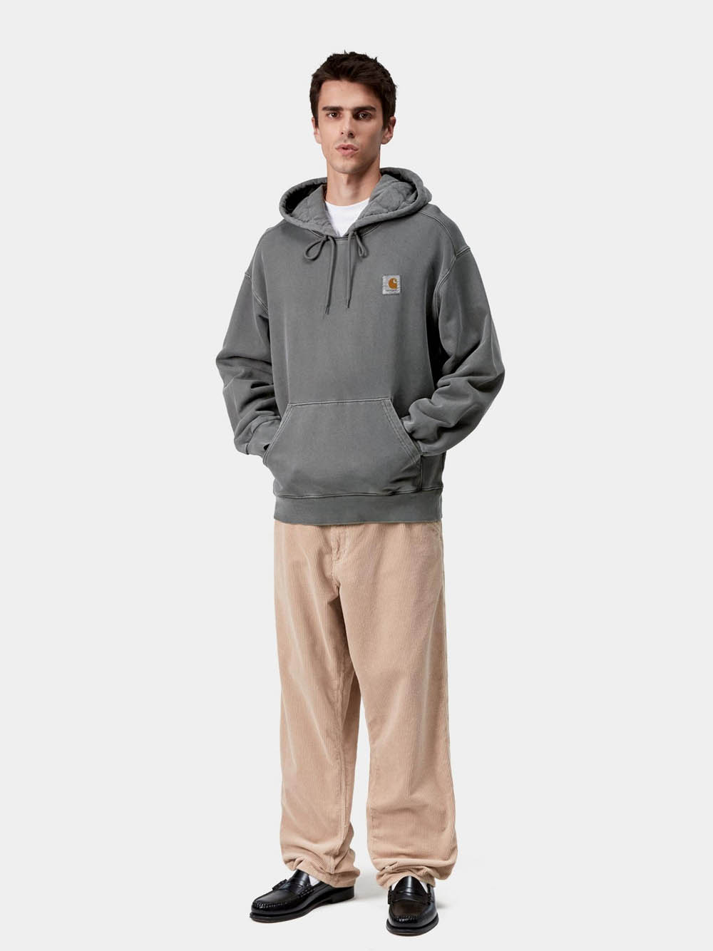 Carhartt Hooded Vista Sweatshirt In Gray