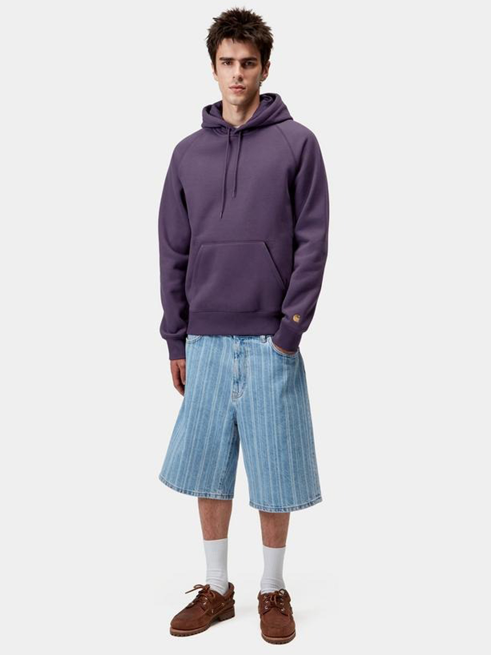 Carhartt Chase Hooded Sweatshirt In Blue