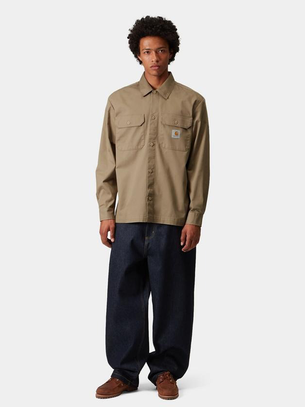 Carhartt L/s Craft Shirt In Brown