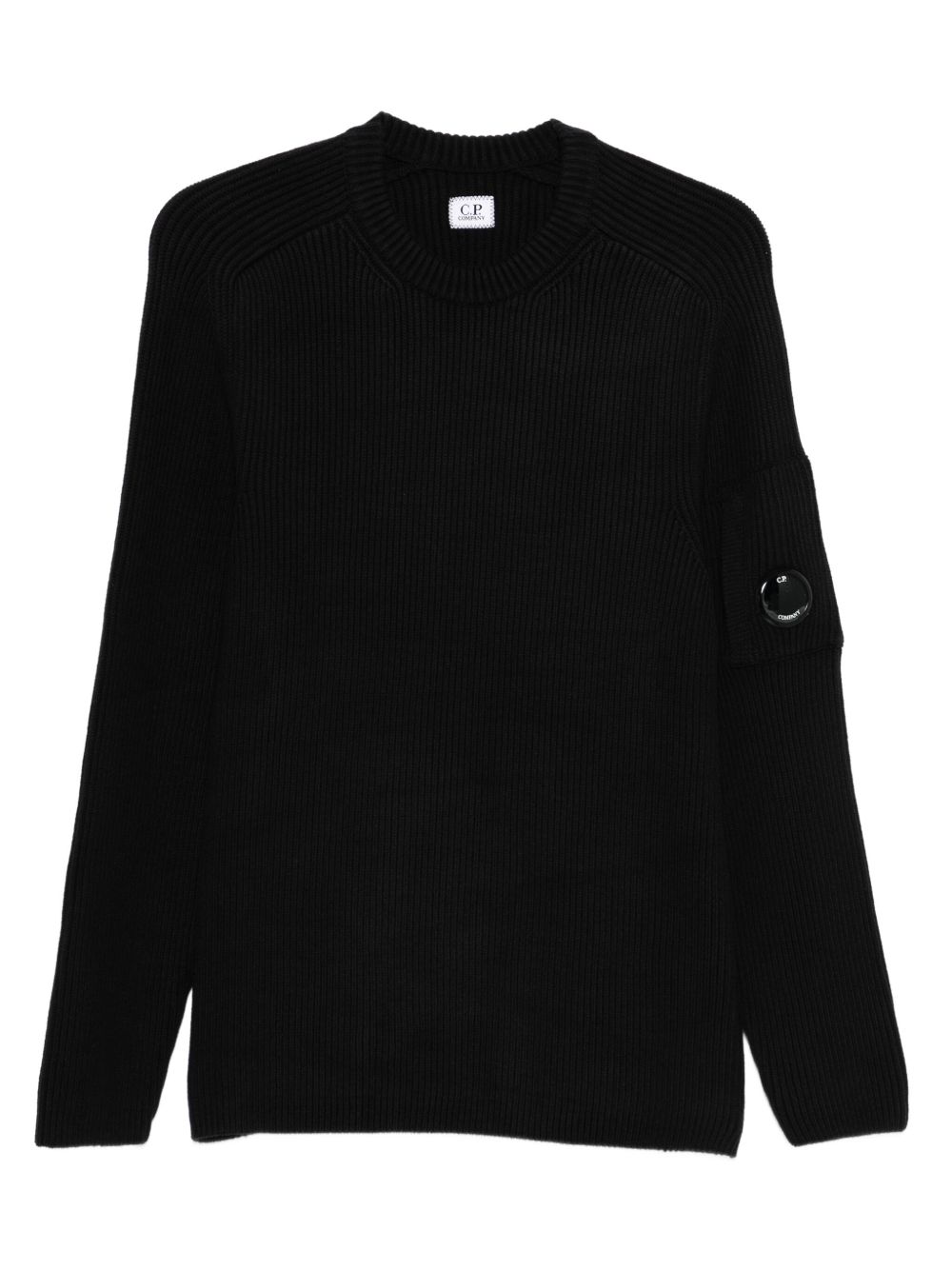C.p. Company Crewneck Sweater In Black