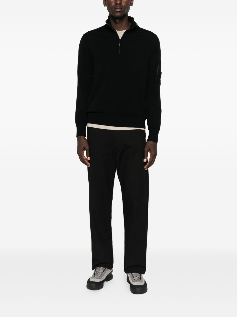 C.p. Company High-necked Sweater In Multi