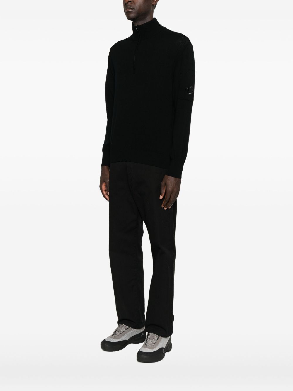 C.p. Company High-necked Sweater In Multi