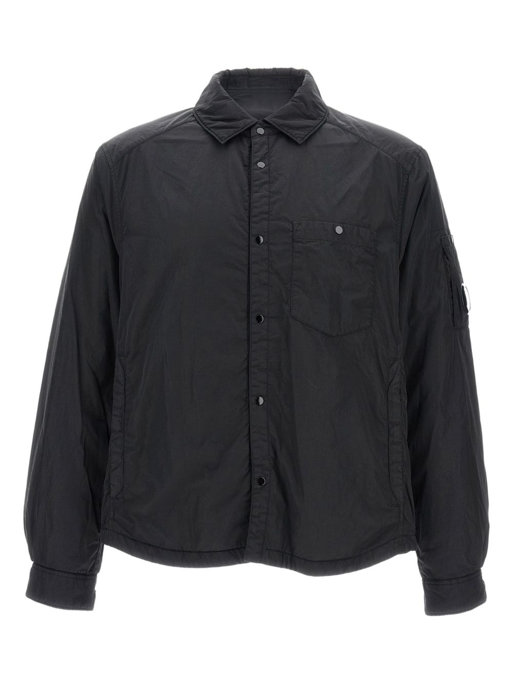 C.p. Company Chrome-r Overshirt In Black