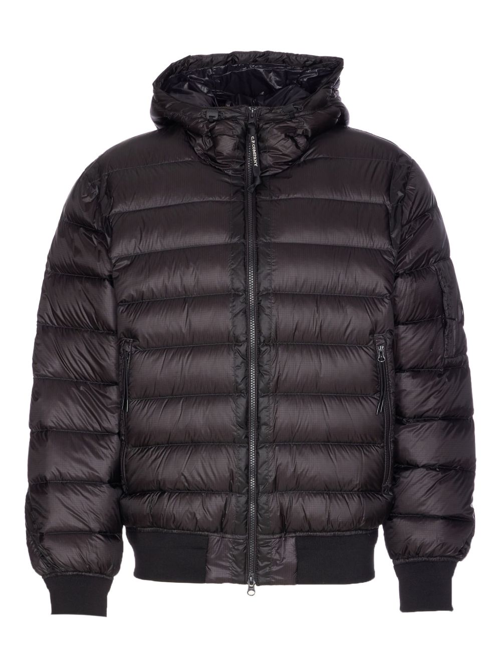 C.p. Company D.d. Shell Hooded Down Jacket In Black