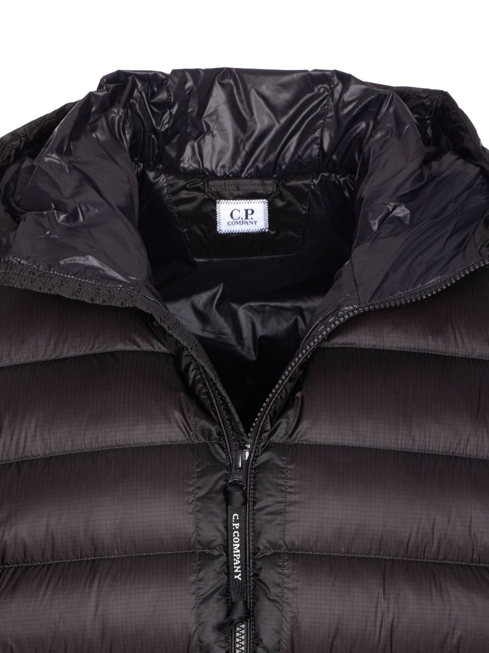 C.p. Company D.d. Shell Hooded Down Jacket In Black