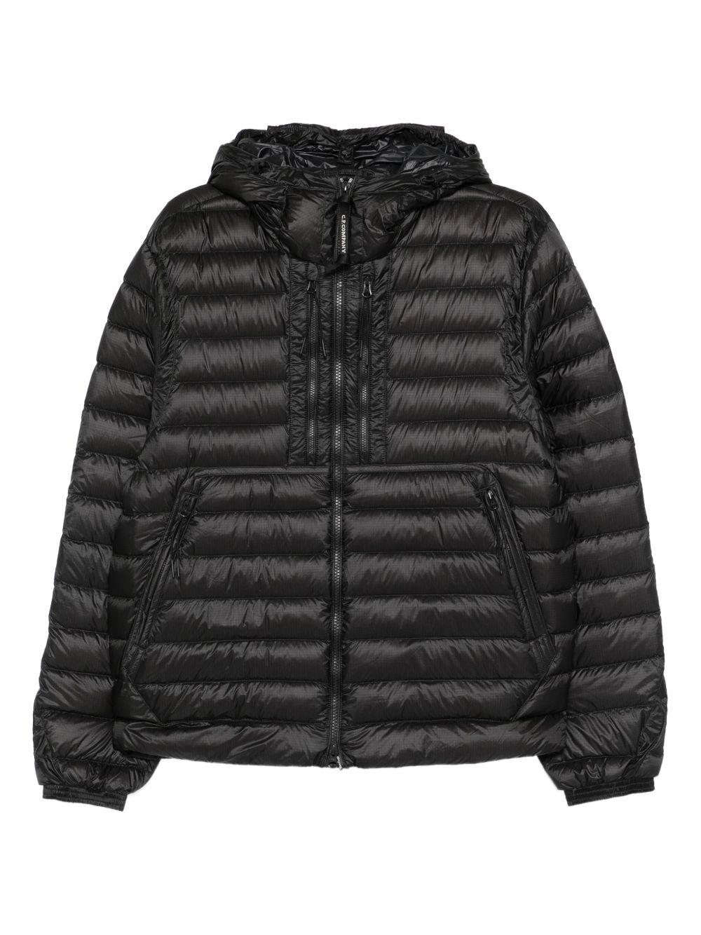 C.p. Company D.d. Shell Google Down Jacket In Black