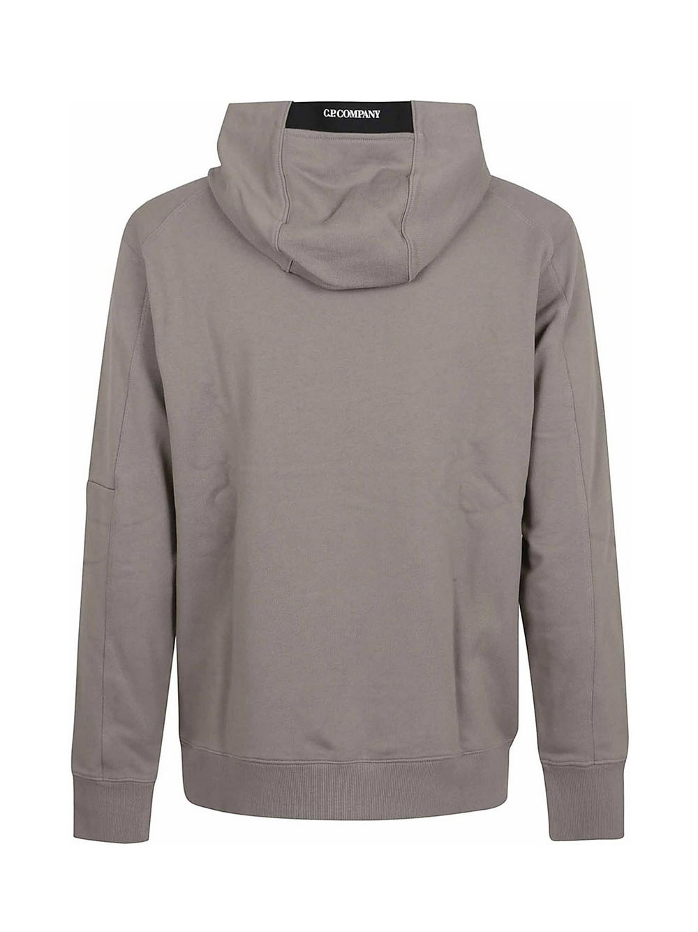 C.p. Company Diagonal Raised Fleece Hood Lens Sweatshirt In Multi