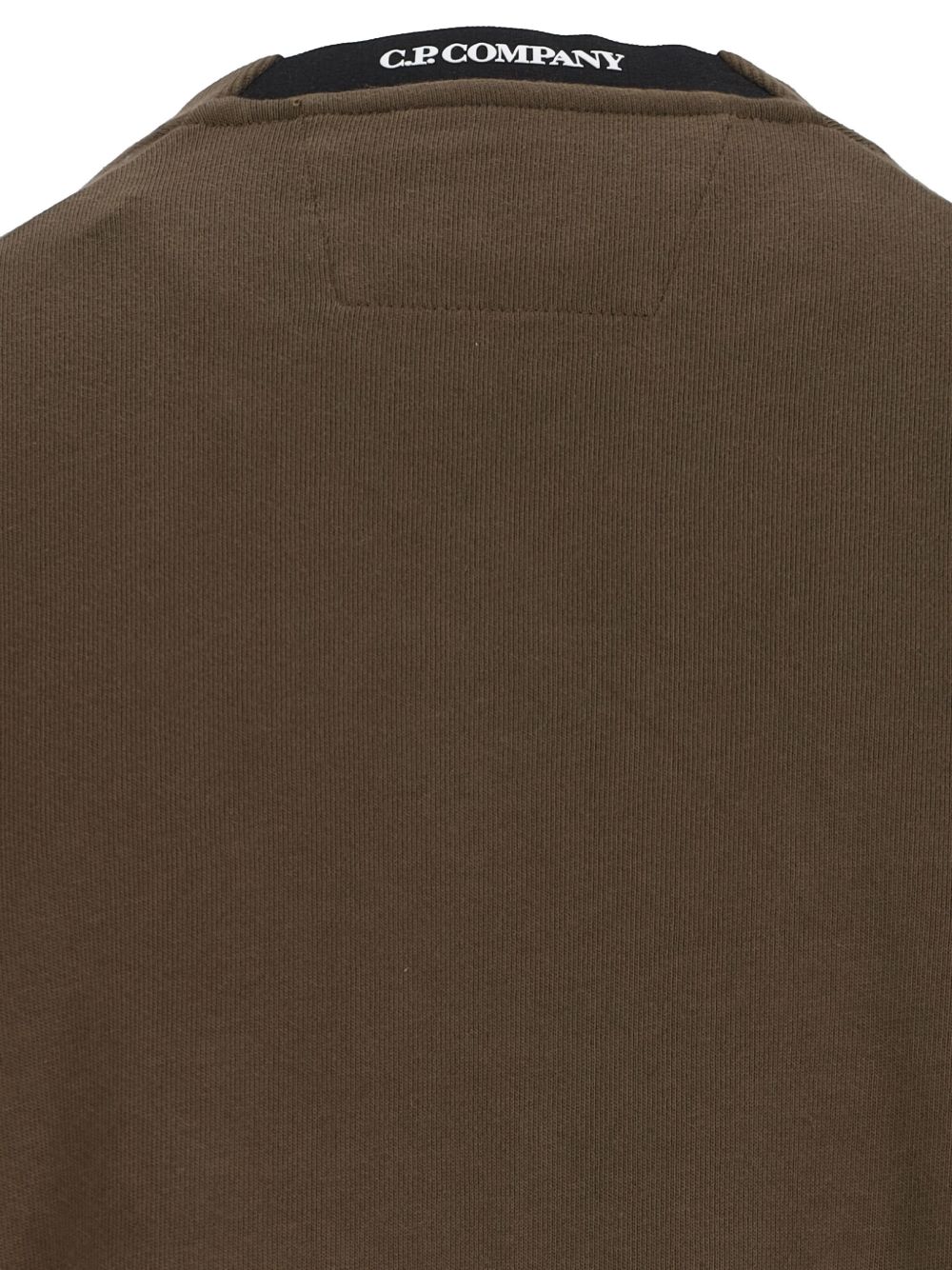 C.p. Company Diagonal Raised Fleece Sweatshirt In Brown