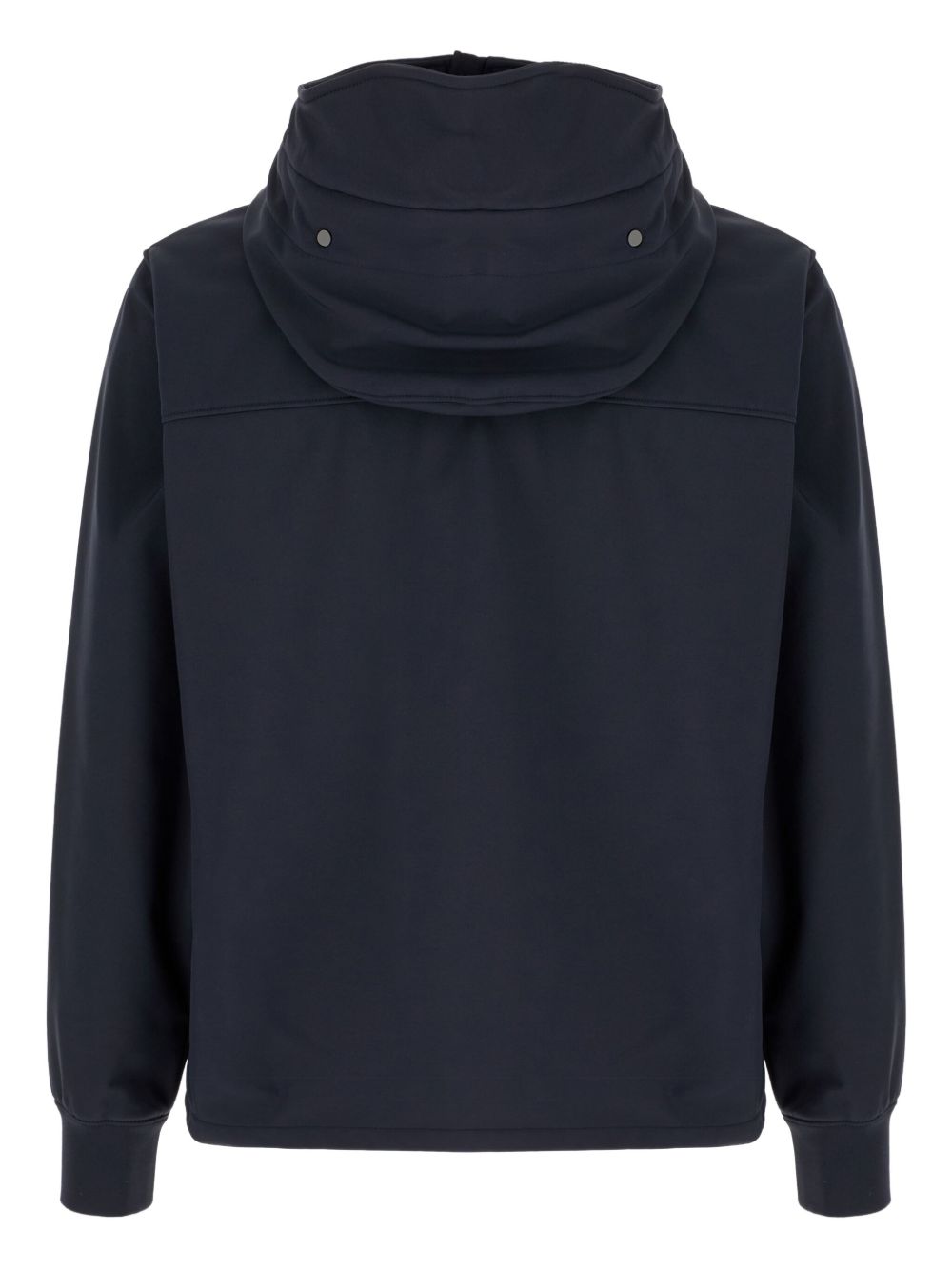 C.p. Company C.p.company Dark Blue Stretch Polyester Blend Jacket In Black