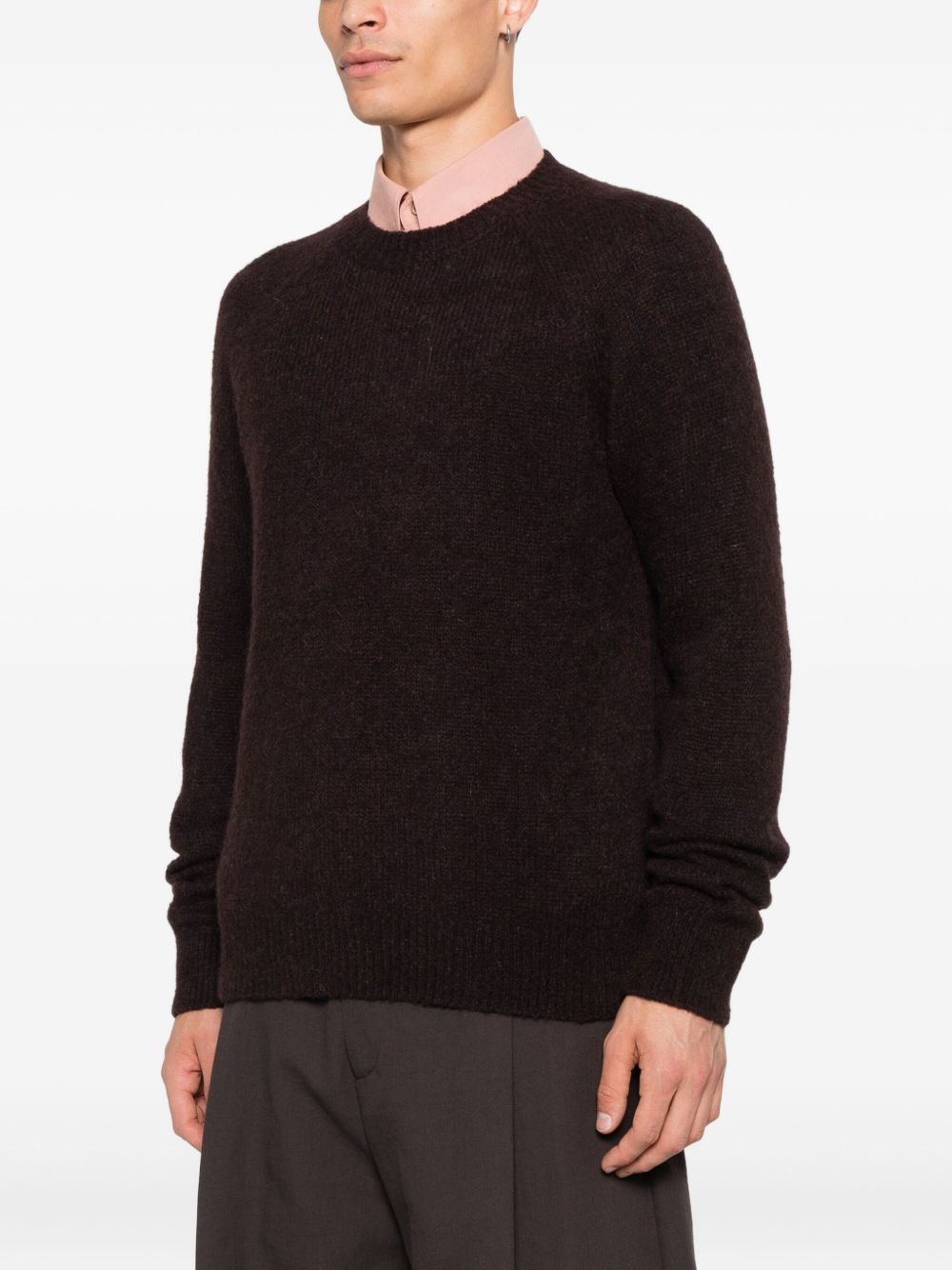 Dries Van Noten 03250 Melbourne 2709 M.k Sweater In Brown