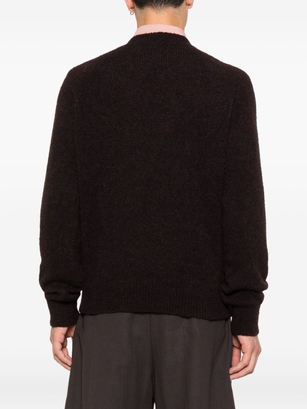 Dries Van Noten 03250 Melbourne 2709 M.k Sweater In Brown