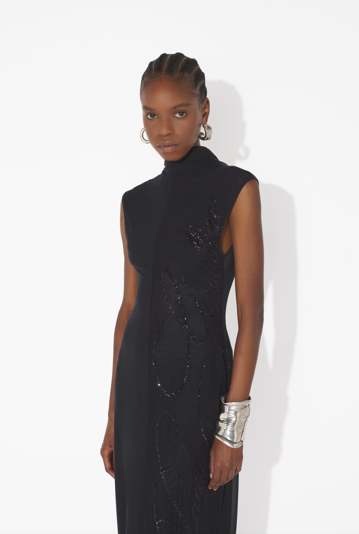 jean paul gaultier black dress Vintage 90s Soleil Dress by Jean Paul Gaultier – 4KINSHIP