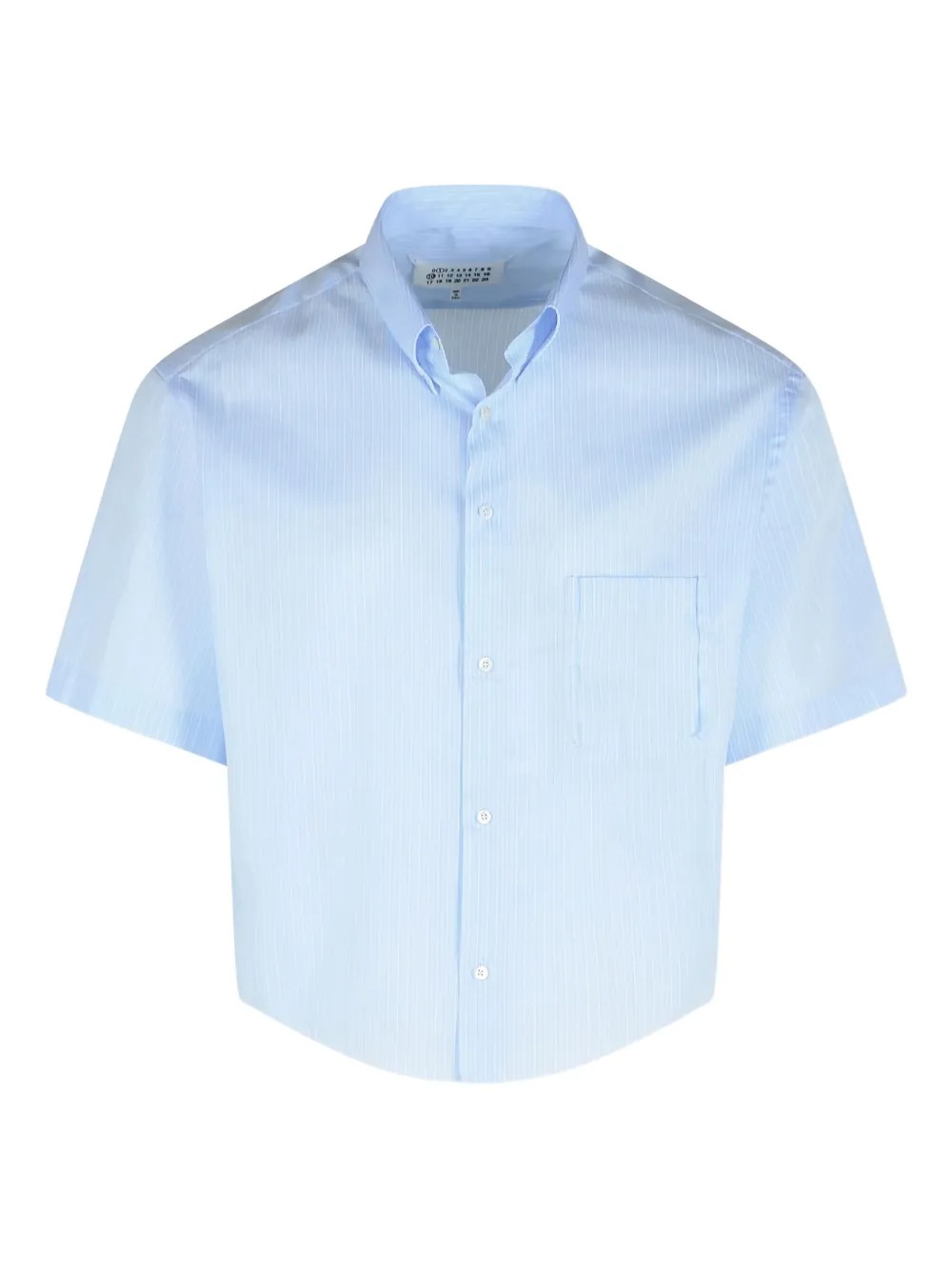 Maison Margiela Short Sleevled Shirt Uomo Sky In Blue