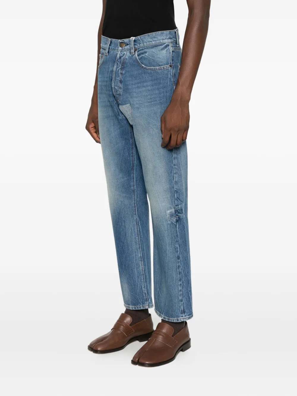 Maison Margiela 5 Pocket Jeans In Blue