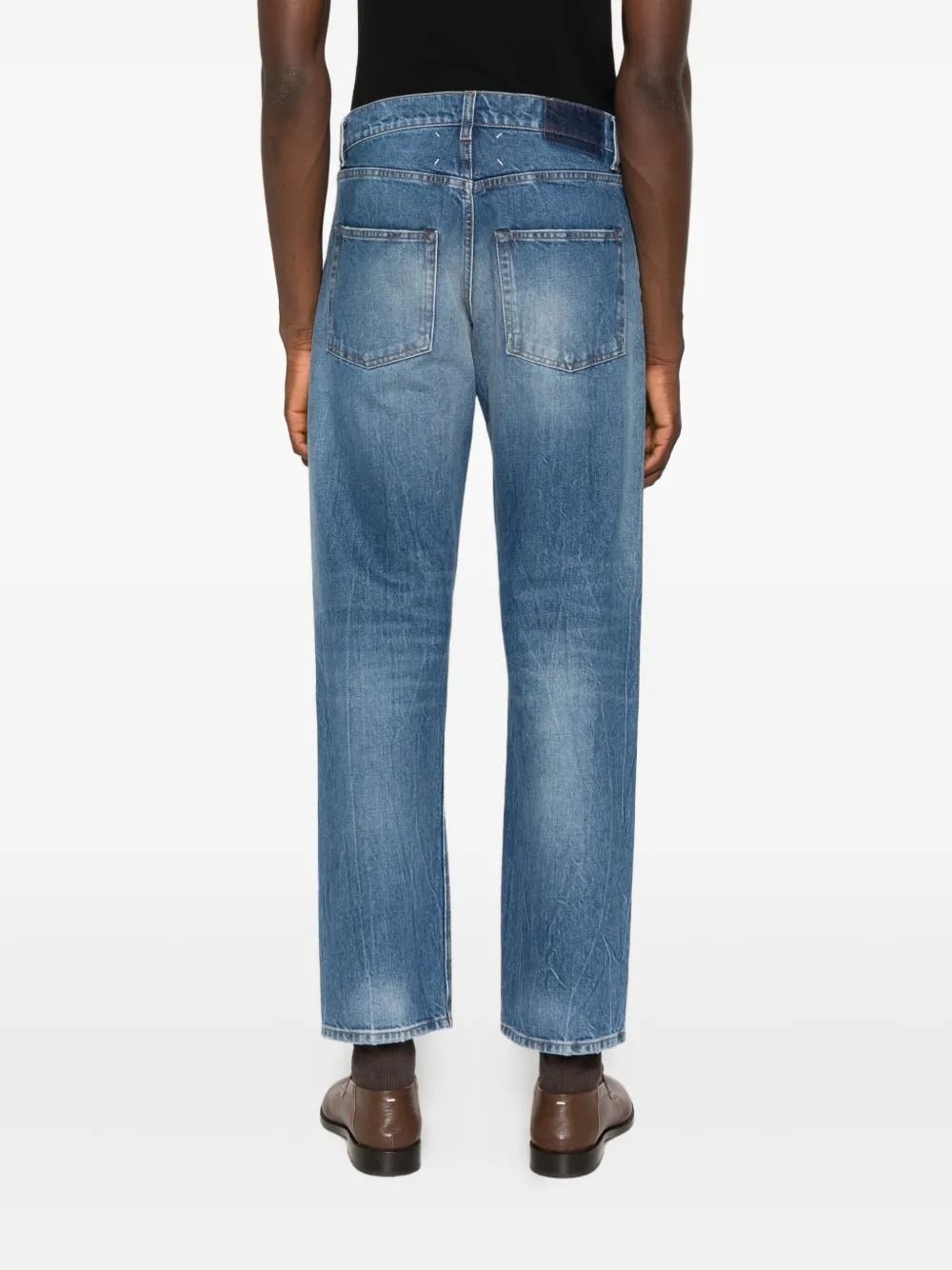 Maison Margiela 5 Pocket Jeans In Blue