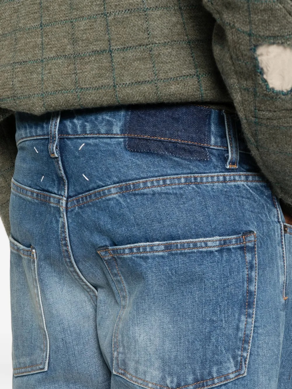 Maison Margiela 5 Pocket Jeans In Blue