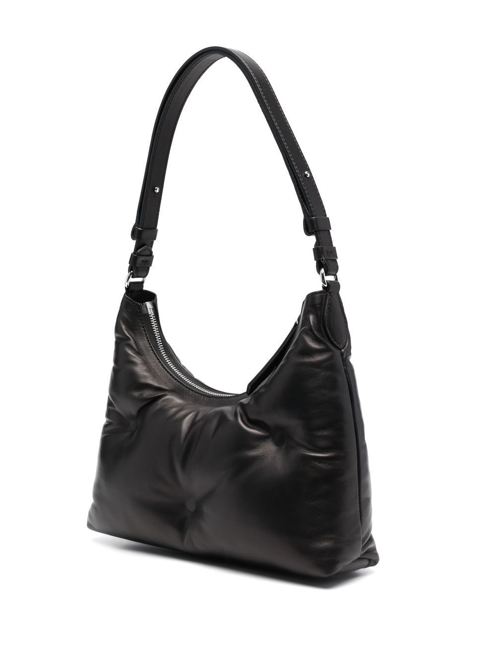 Maison Margiela Glam Slam Hobo Small Bag Woman Black In Black
