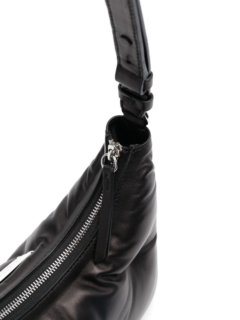 Maison Margiela Glam Slam Hobo Small Bag Woman Black In Black