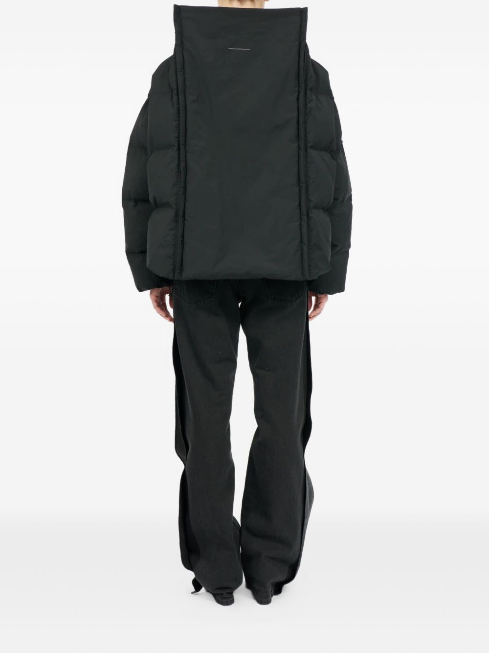 Mm6 Maison Margiela Short Puffer Jacket High Collar