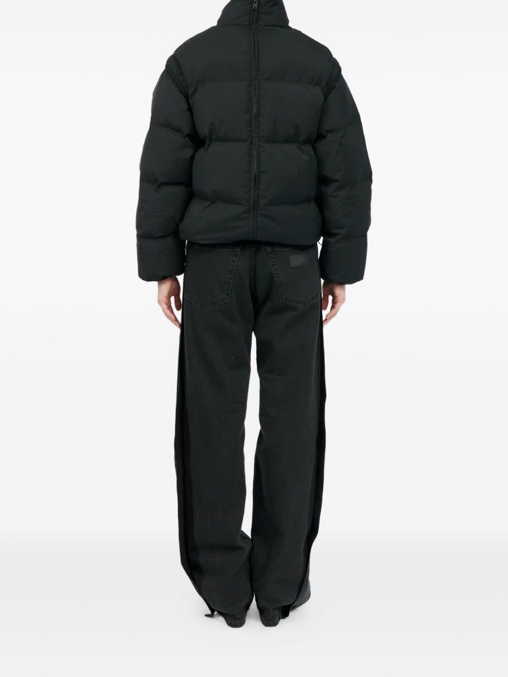 Mm6 Maison Margiela Short Puffer Jacket High Collar