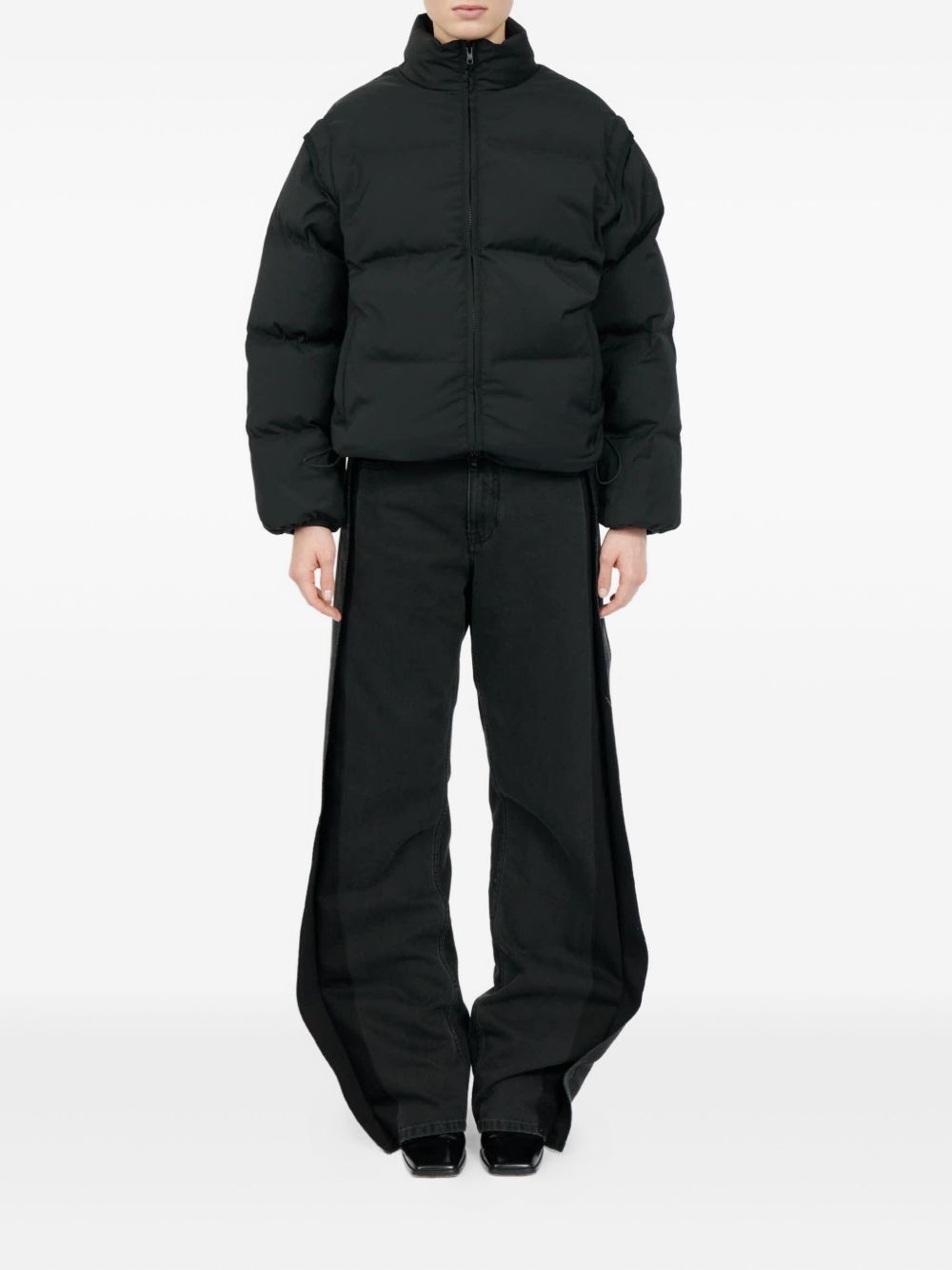 Mm6 Maison Margiela Short Puffer Jacket High Collar