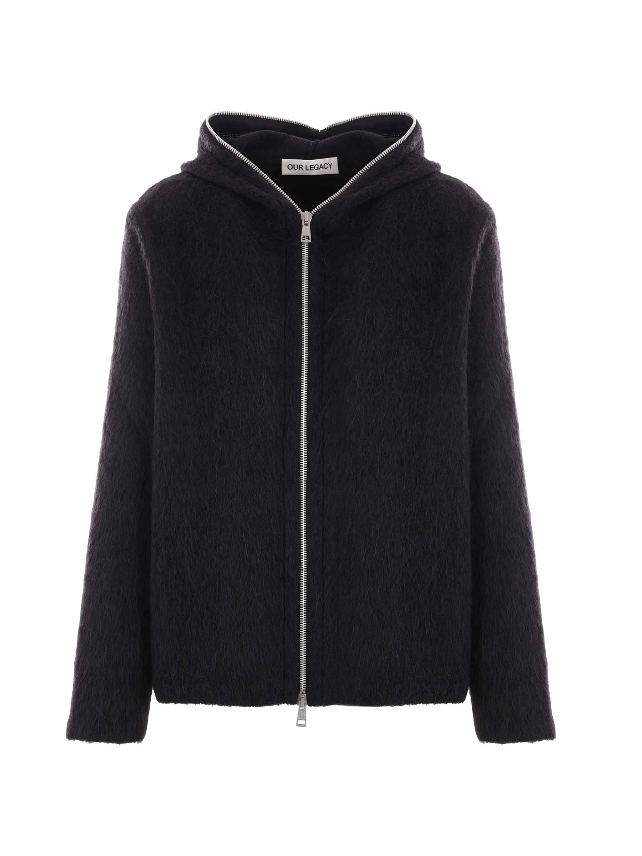Our Legacy Full Zip Hood In Black